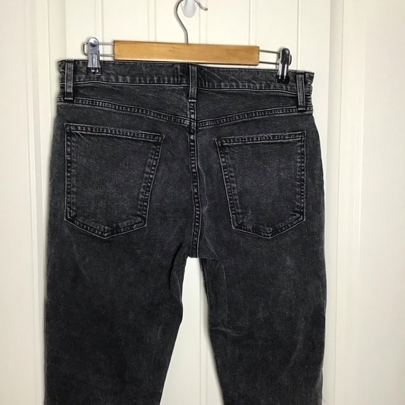Agolde High Rise Distressed Black Jeans Size 32. - Picture 6 of 11